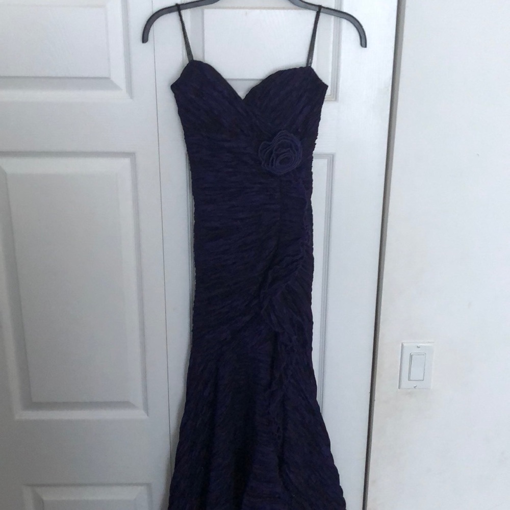 Strapless fitted dress